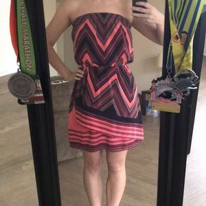 Express strapless dress